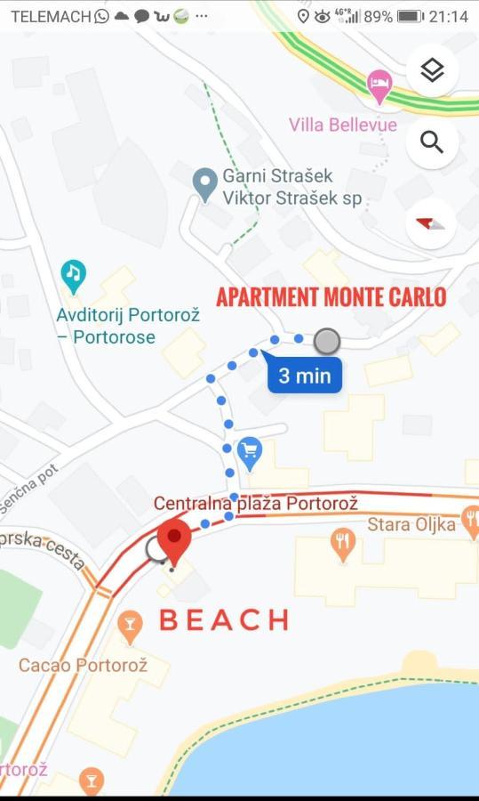 Apartment Monte Carlo Portorož Eksteriør bilde